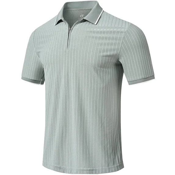 Men's Zipper Polo Shirts